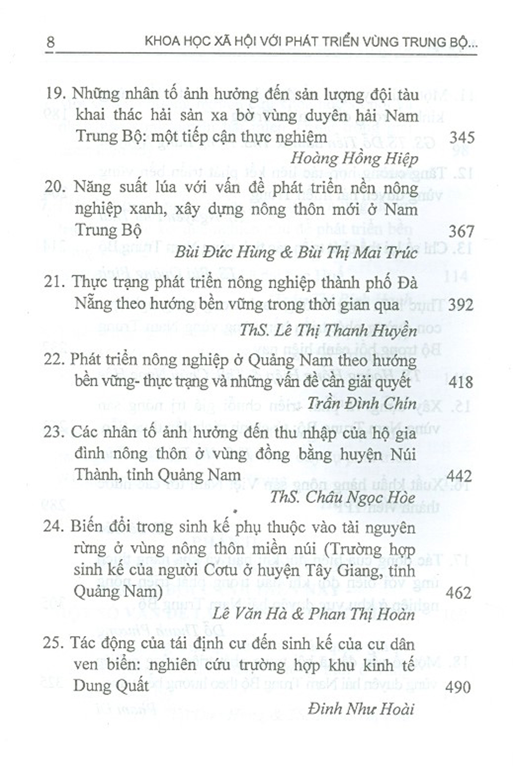 Khoa Học Xã Hội Với Phát Triển Vùng Trung Bộ Trong Bối Cảnh Hiện Nay