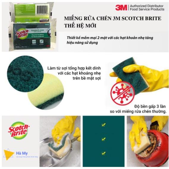 Miếng rửa chén 2 mặt Scotch Brite 3M