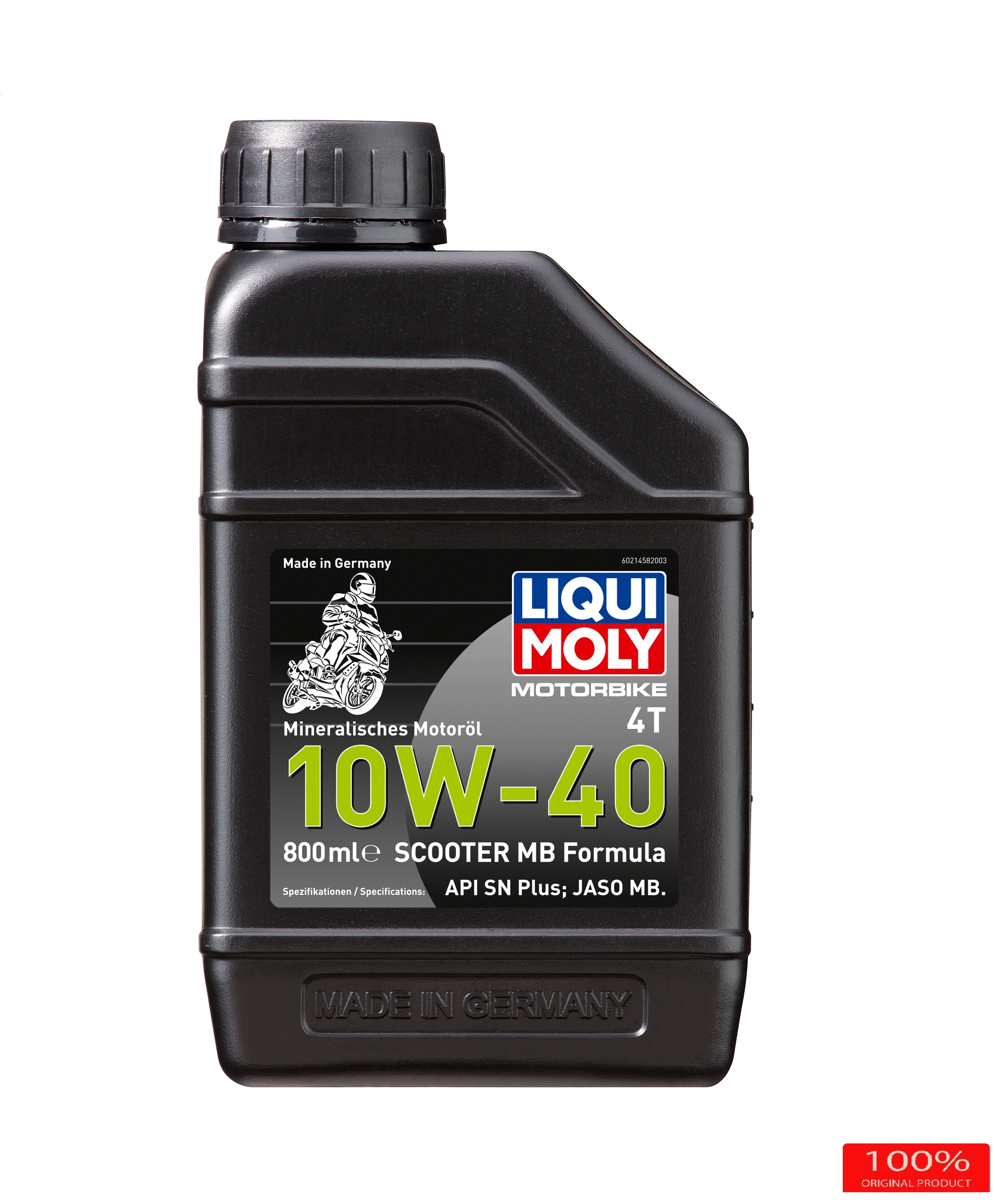 Nhớt Liqui Moly 10W-40 SCOOTER MB Formula 800ML dành cho xe ga