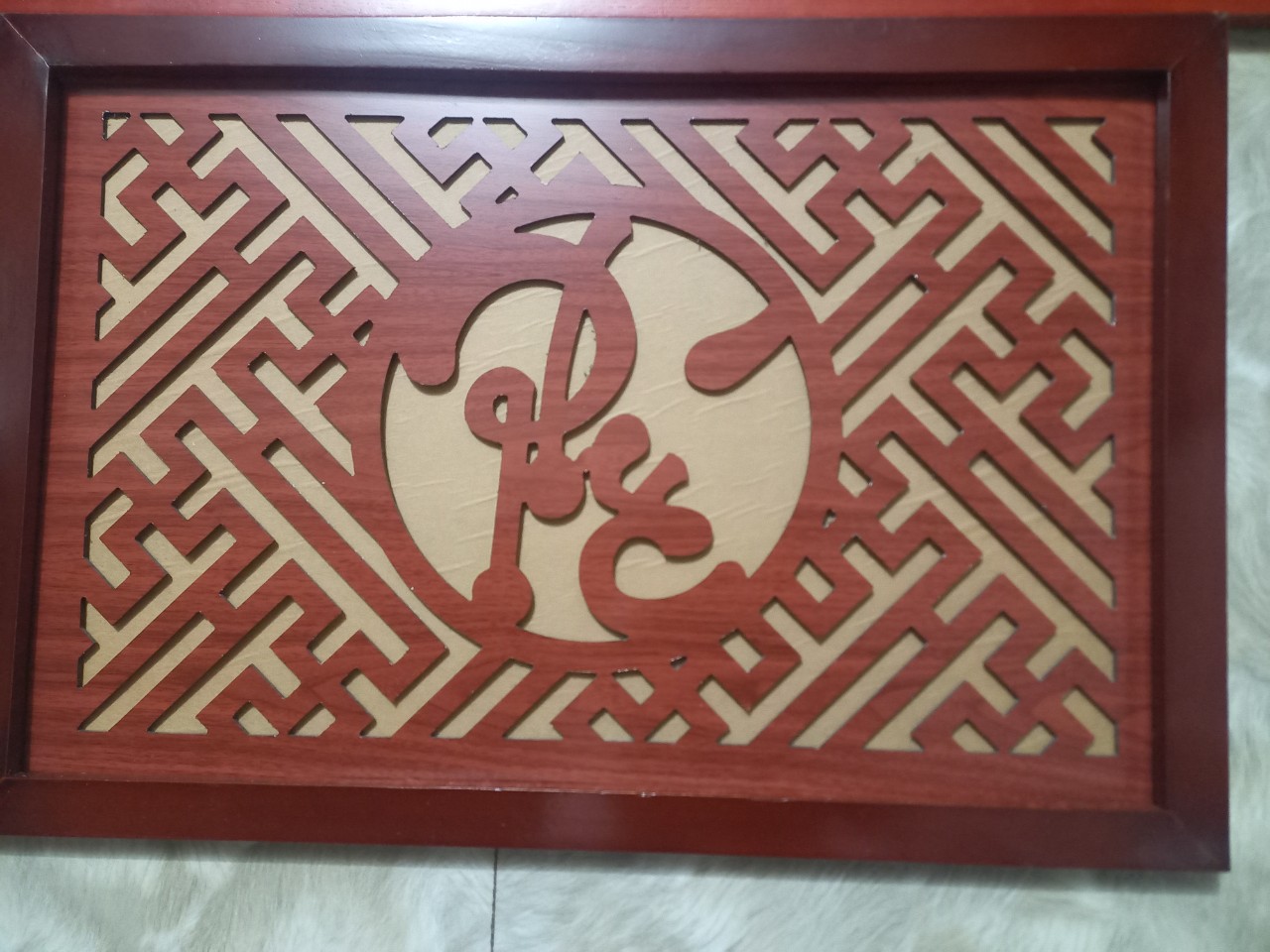 Tấm (Chắn khói) chống ám khói bàn thờ gia tiên, bàn thờ treo tường kiểu dáng đẹp