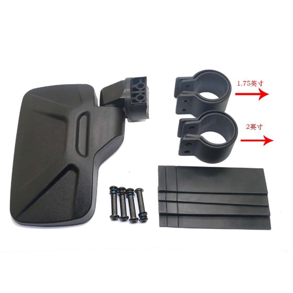 UTV Side Mirrors For Roll Bar Cage Universal UTV Side View Mirrors 1.75 Inch