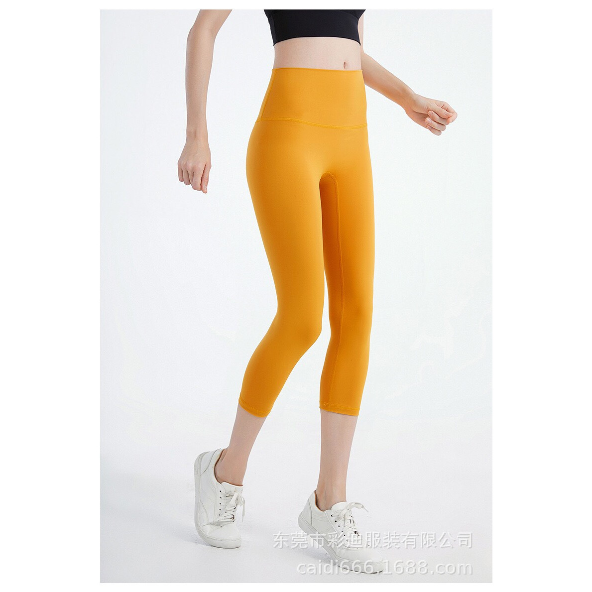 Quần tập gym yoga lửng trơn