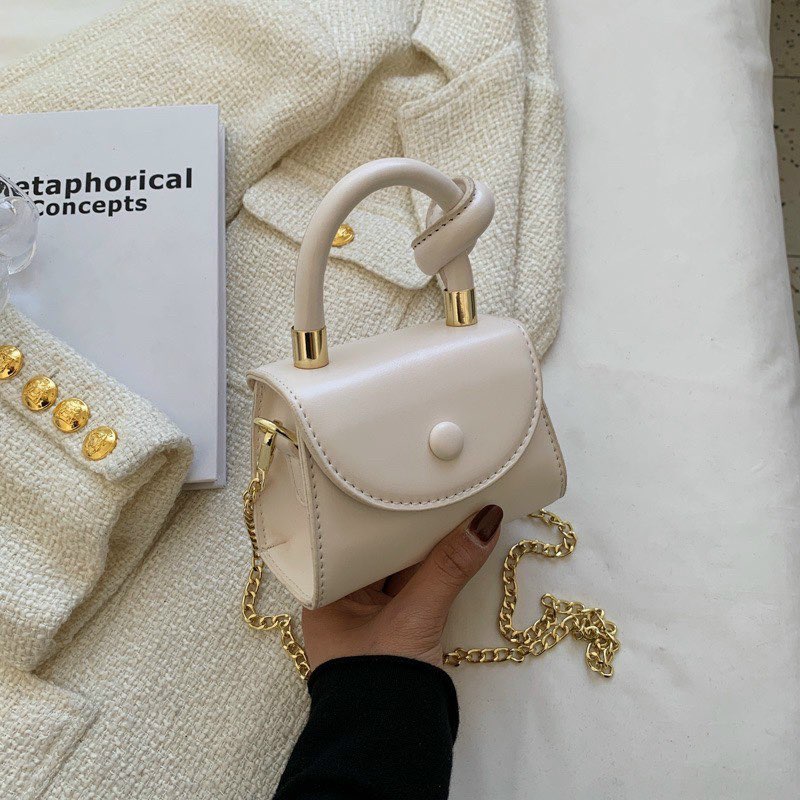 Túi mini đeo chéo nữ đi chơi da trơn mềm nhỏ gọn dễ thương NK194