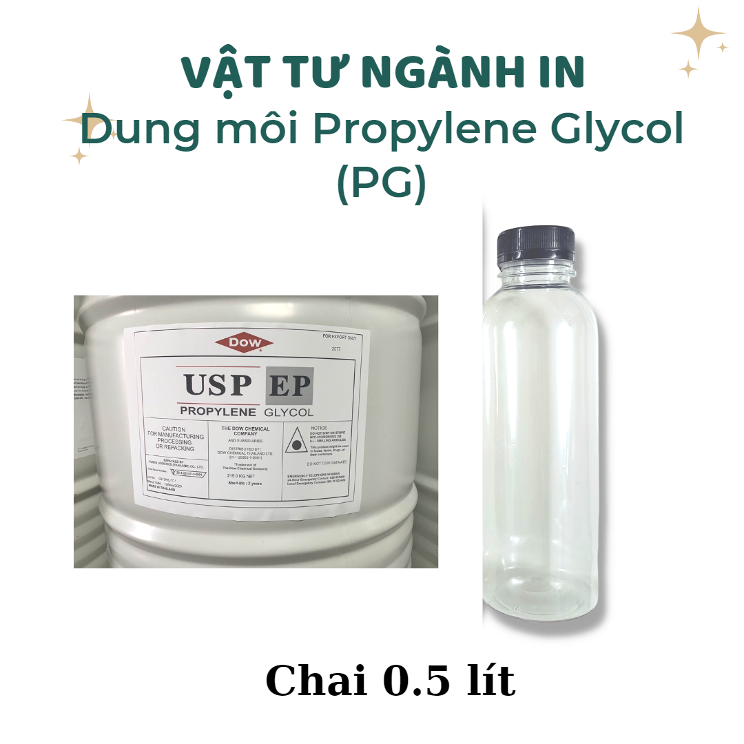 Dung môi Propylene glycol (PG) chất dưỡng ẩm theo chuẩn USP