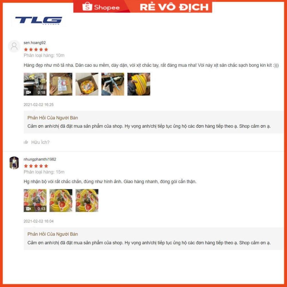 Bộ vòi xịt tăng áp 3 lần rửa xe tưới cây điều chỉnh mức nước tiết kiệm nước đa năng 206400