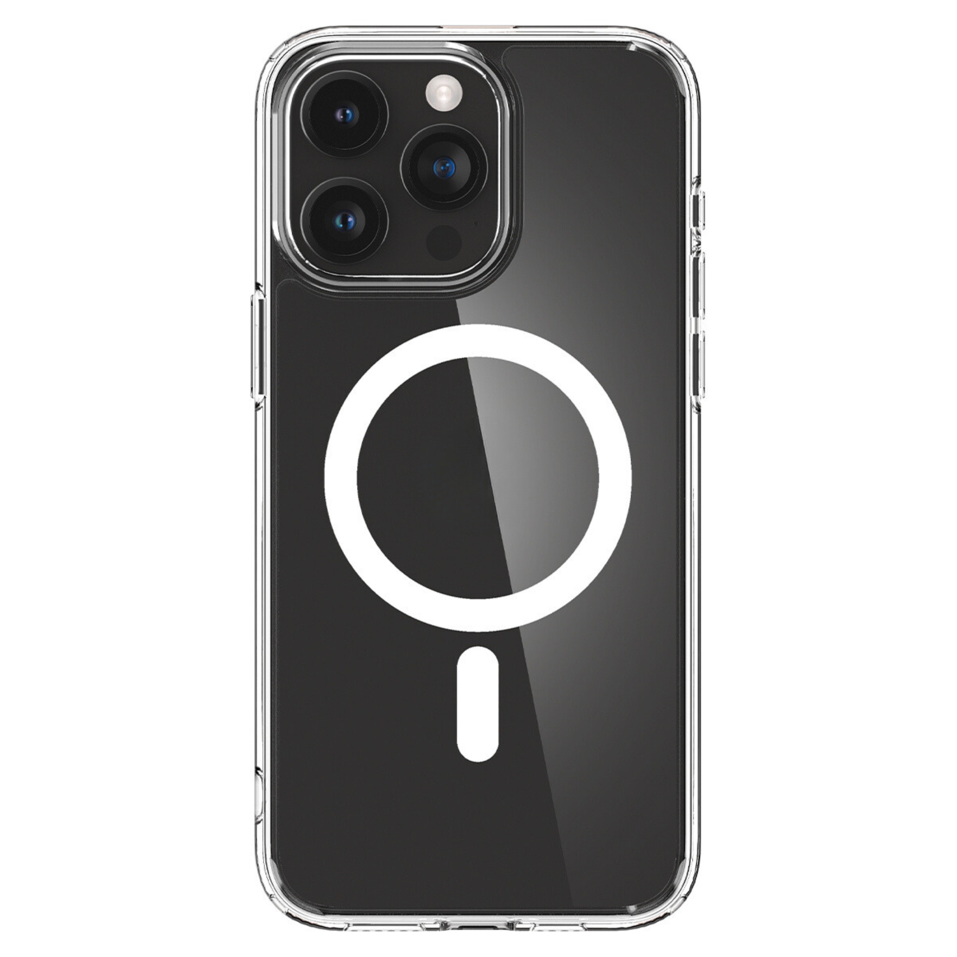 Ốp Lưng Dành Cho iPhone 15 ProMax/ iPhone 15 Pro SPIGEN CRYSTAL HYBRID MAGFIT _ Hàng chính hãng