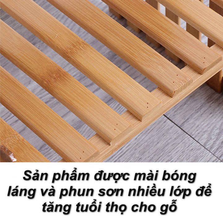 Kệ vườn hoa Công Sở 2 tầng Office Bamboo Garden