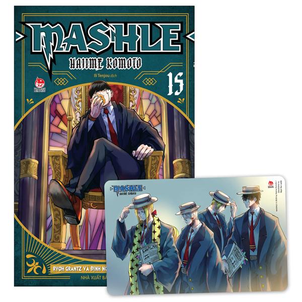 Sách - MASHLE - Tập 15 - Ryoh Grantz Và Định Nghĩa Đàn Ông Đích Thực - Tặng Kèm Postcard PVC