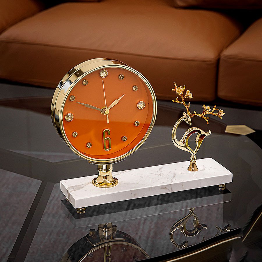 Đồng hồ để bàn con hươu cực xinh -  Đồng hồ đẹp - Decor trang trí nội thất