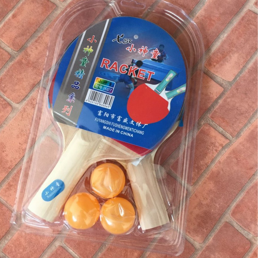 Bộ đồ chơi bóng bàn cho bé độc đáo - Chất liệu gỗ an toàn bền đẹp - Tặng kèm 3 bóng