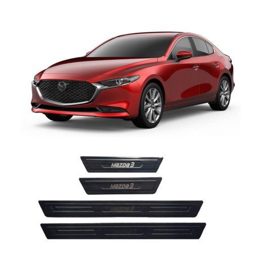 BỘ NẸP BƯỚC CHÂN TRONG, NGOÀI TITAN DÀNH CHO XE MAZDA 3 ĐỜI 2020