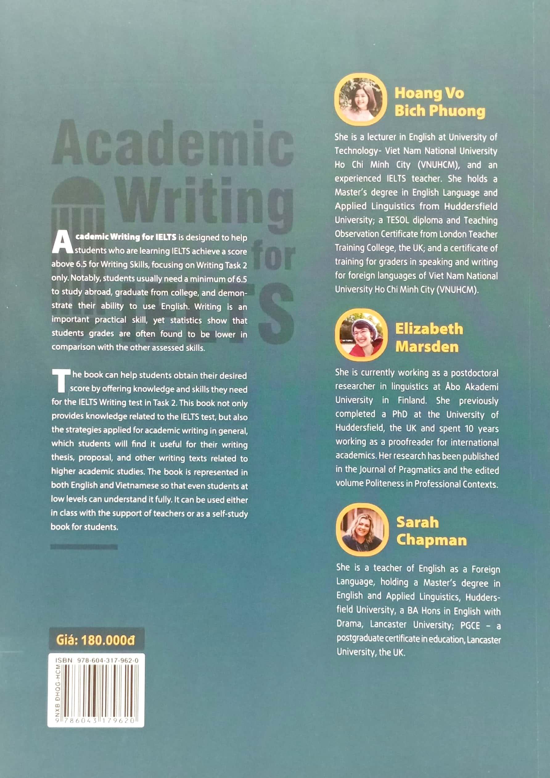 Academic Writing For Ielts (Tái Bản 2023)