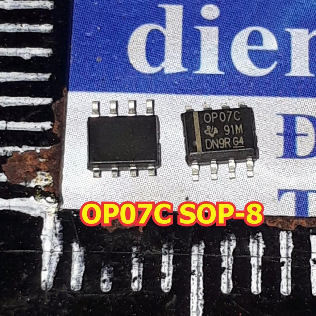 5 con OP07C OP07 SOP8 1*opamp OPAMP Đơn CHÂN dán  KDE1202