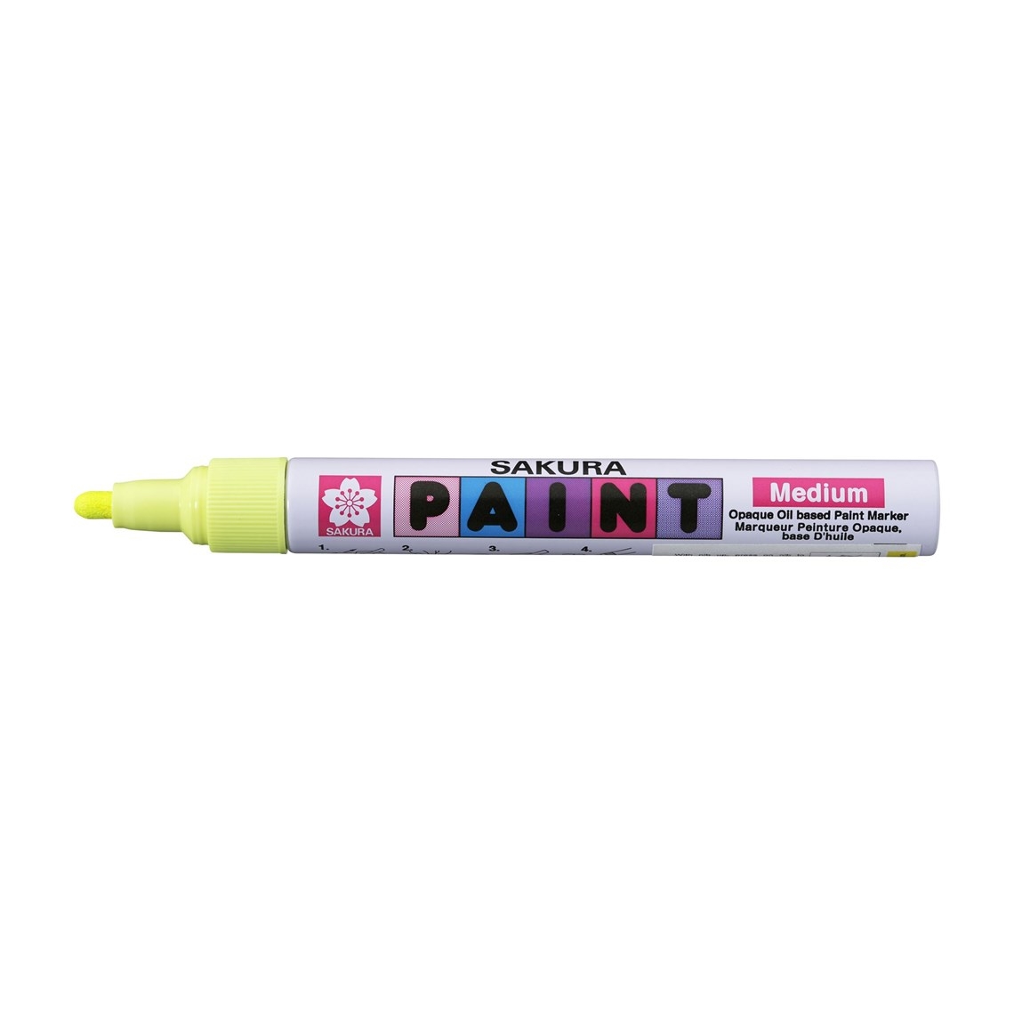 Bút Sơn Sakura Paint Marker Medium 2.0mm XPMK-B#302 - Fluorescent Yellow