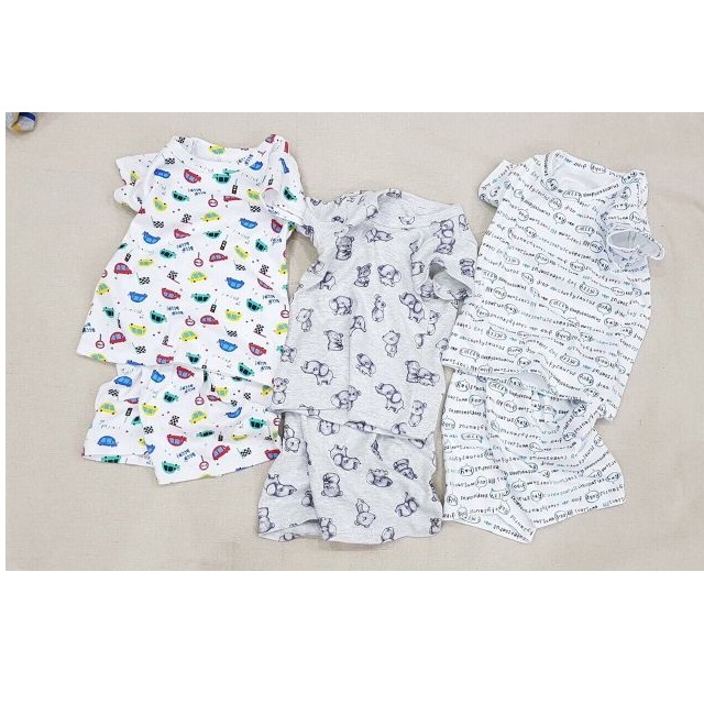 Bộ cotton thun bé trai