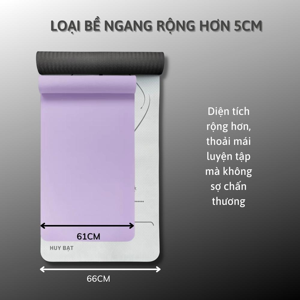 THẢM TẬP YOGA, GYM 2 LỚP + TÚI ĐỰNG THẢM TẬP YOGA - GIAO MÀU NGẪU NHIÊN.