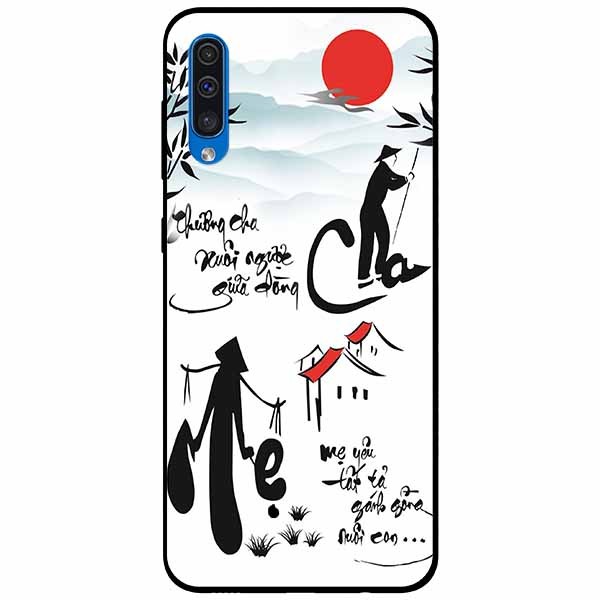 Ốp lưng in cho Samsung A70s Mẫu Thương Cha Mẹ