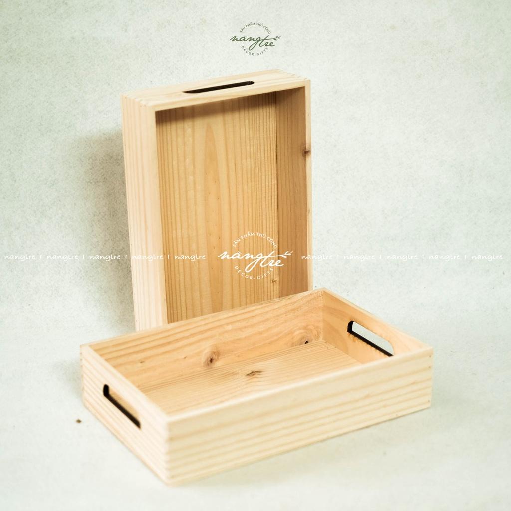 Khay quà bằng gỗ/ Khay gỗ đựng quà