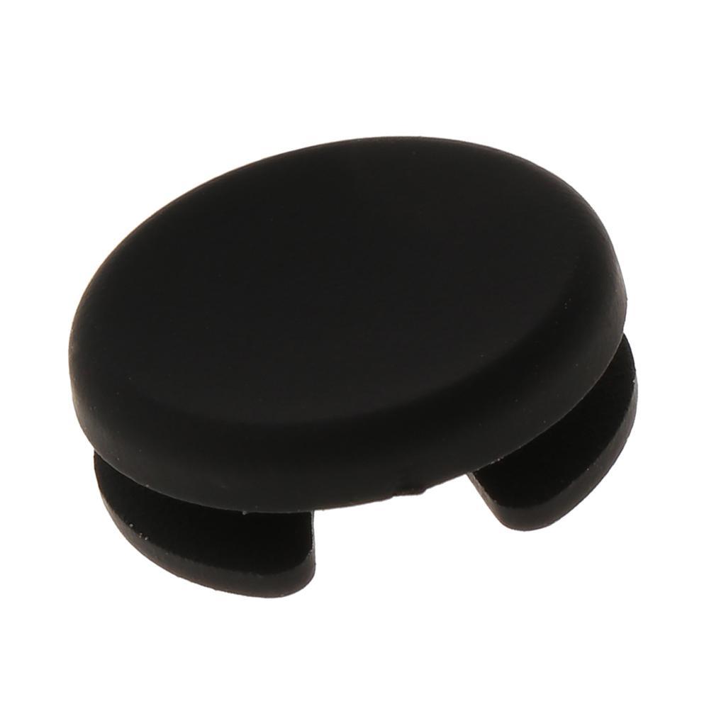 2 Pieces 3D Analog Joystick Cover Thumbstick Thumb Stick Cap Nub for Nintendo 2DS 3DS 3DS XL LL New 3DS New 3DS XL LL - Black+Gray