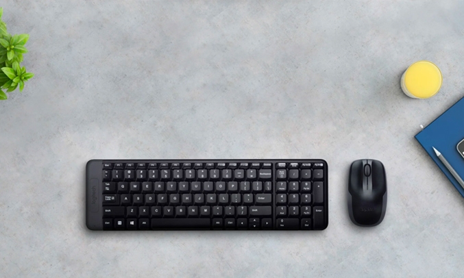 Bộ bàn phím chuột vi tính Logitech MK220