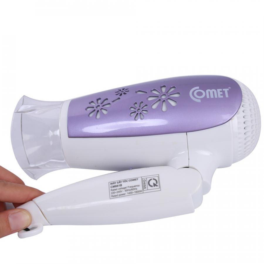 Máy sấy tóc Comet CM6618 -  Giao Màu Ngẫu Nhiên - Hàng Chính Hãng