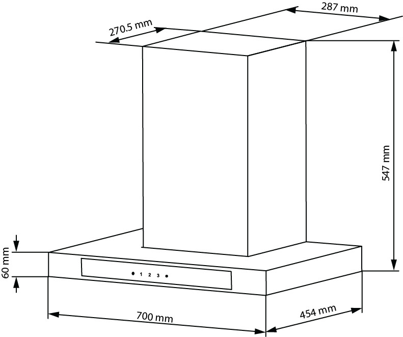 HÚT MÙI ĐẢO GT-H263 - Hàng Chính Hãng