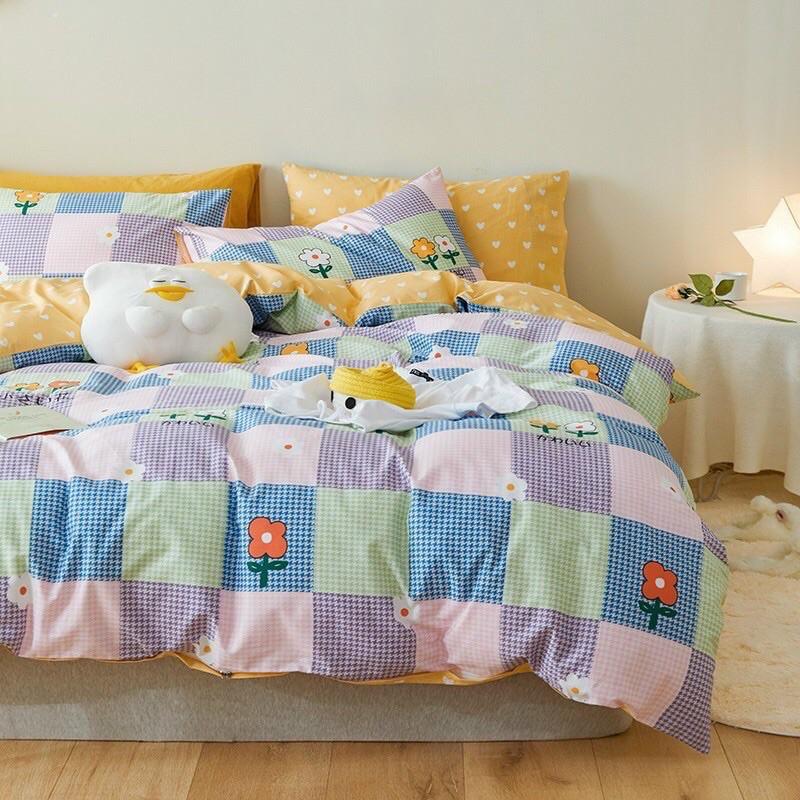 Set Cotton Living Hàng Nhập Khẩu Cao Cấp 4 Món Trong BST Hello Summer