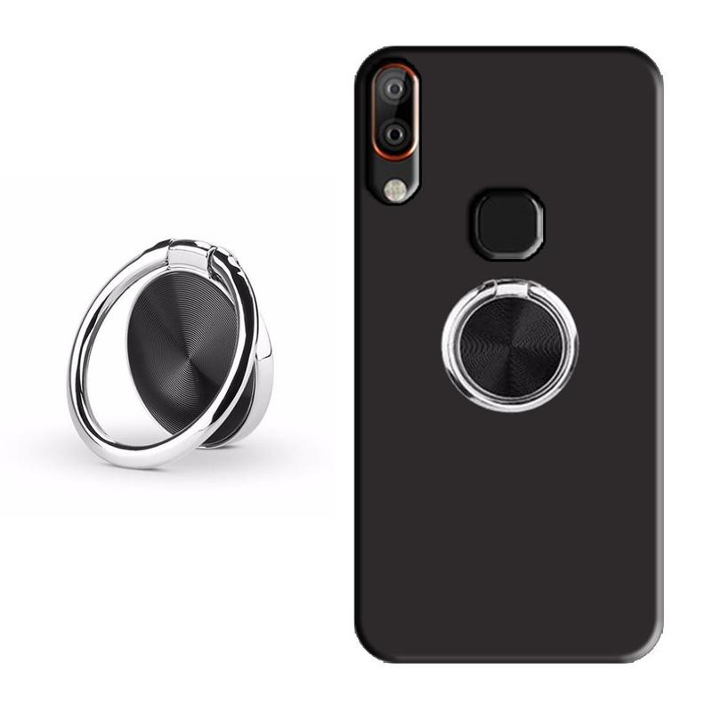 ỐP LƯNG DẺO ĐEN KÈM NHẪN DÀNH CHO VSMART JOY 1