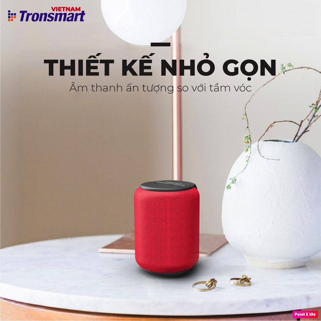 Loa Bluetooth Không Dây Tronsmart Element T6 Mini 15W, Chống nước IPX6, công nghệ TWS ghép đôi 2 loa - Hàng Chính Hãng