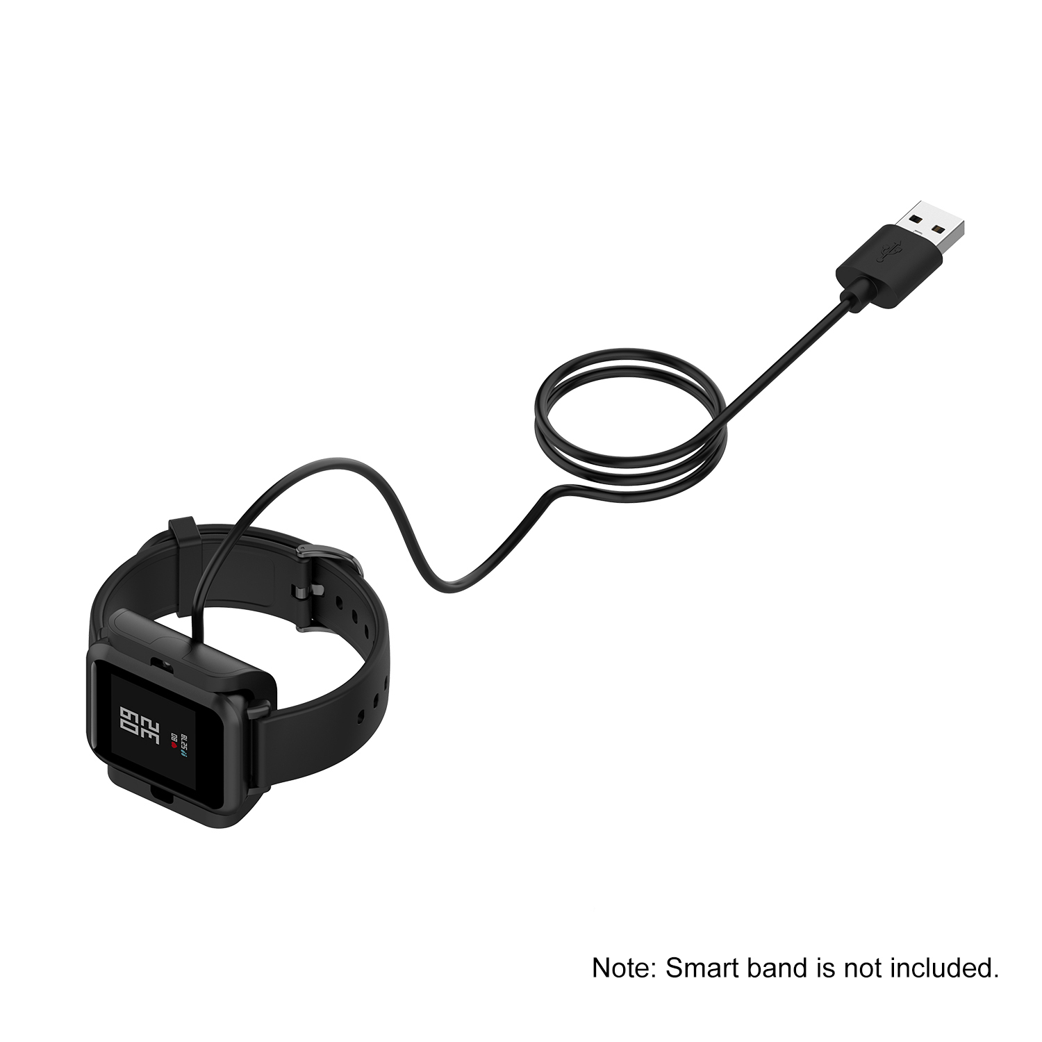 Cáp Dock sạc USB Smart Band Tương thích với Bộ sạc kẹp Amazfit bip S / 1s / A1805 / A1916, 1 mét