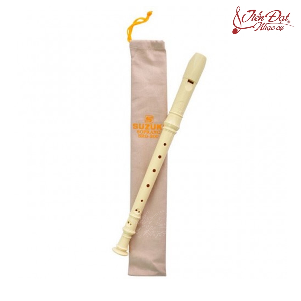 Sáo Tiêu Recorder SUZUKI SRG-200, Tone G, Kèm Túi Vải Đựng