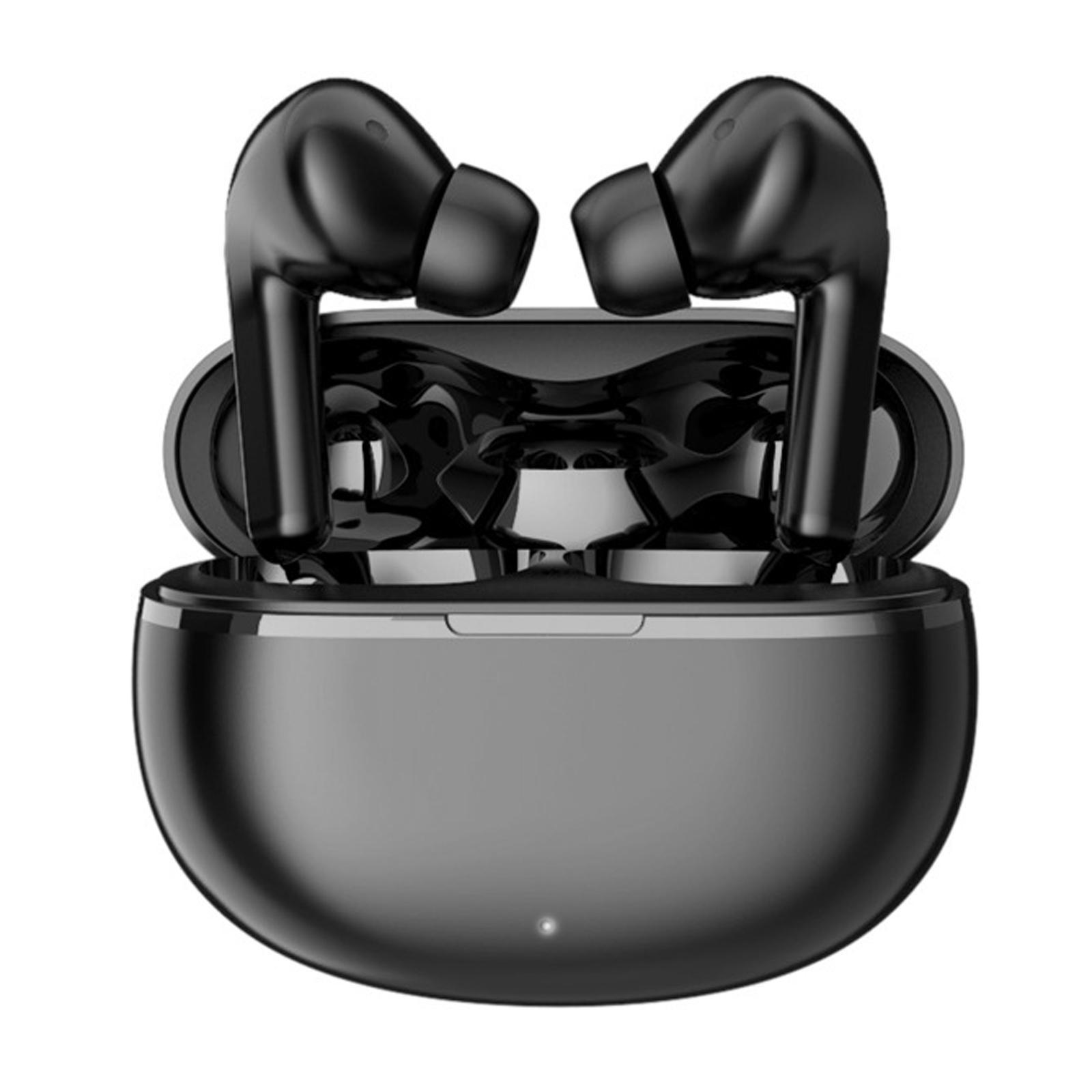 In Ear Earbuds V5.3 Earphones Comfortable Wear Hands Free  Control Sports Earphones Black Headphones for Workout Driving