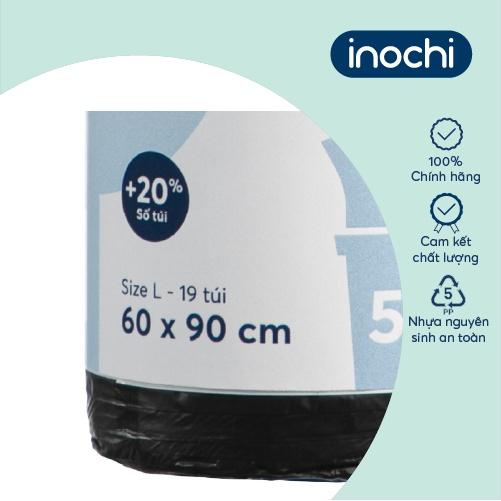 Túi rác tiện dụng Inochi - Soji 50L x 19 túi (Size L)có quai cầm