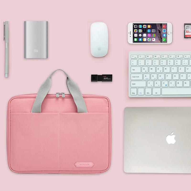 Túi Đựng Laptop Cho Macbook 13 14 15 Inch Laptop Briefcase 15.6 Túi Đựng Máy Tính Xách Tay Dành Cho Dành Cho Laptop Dell Acer Asus HP kinh Doanh Nữ Túi Xách Tay