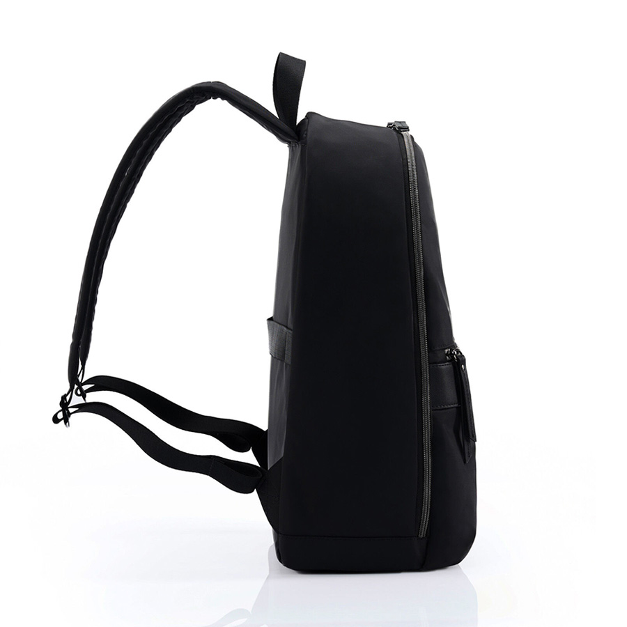 Balo laptop Mobile Solution Eco Essential V2 SAMSONITE - MỸ  Vải nylon với viền vinyl cao cấp và lớp phủ chống nước Dây đeo vai có đệm và có thể điều chỉnh linh hoạt Đai gài cần đẩy vali