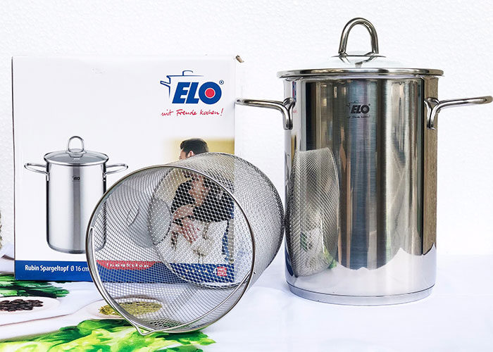 Nồi luộc giỏ trần thân cao ELO Rubin Spargeltopf 16cm Hàng chính hãng