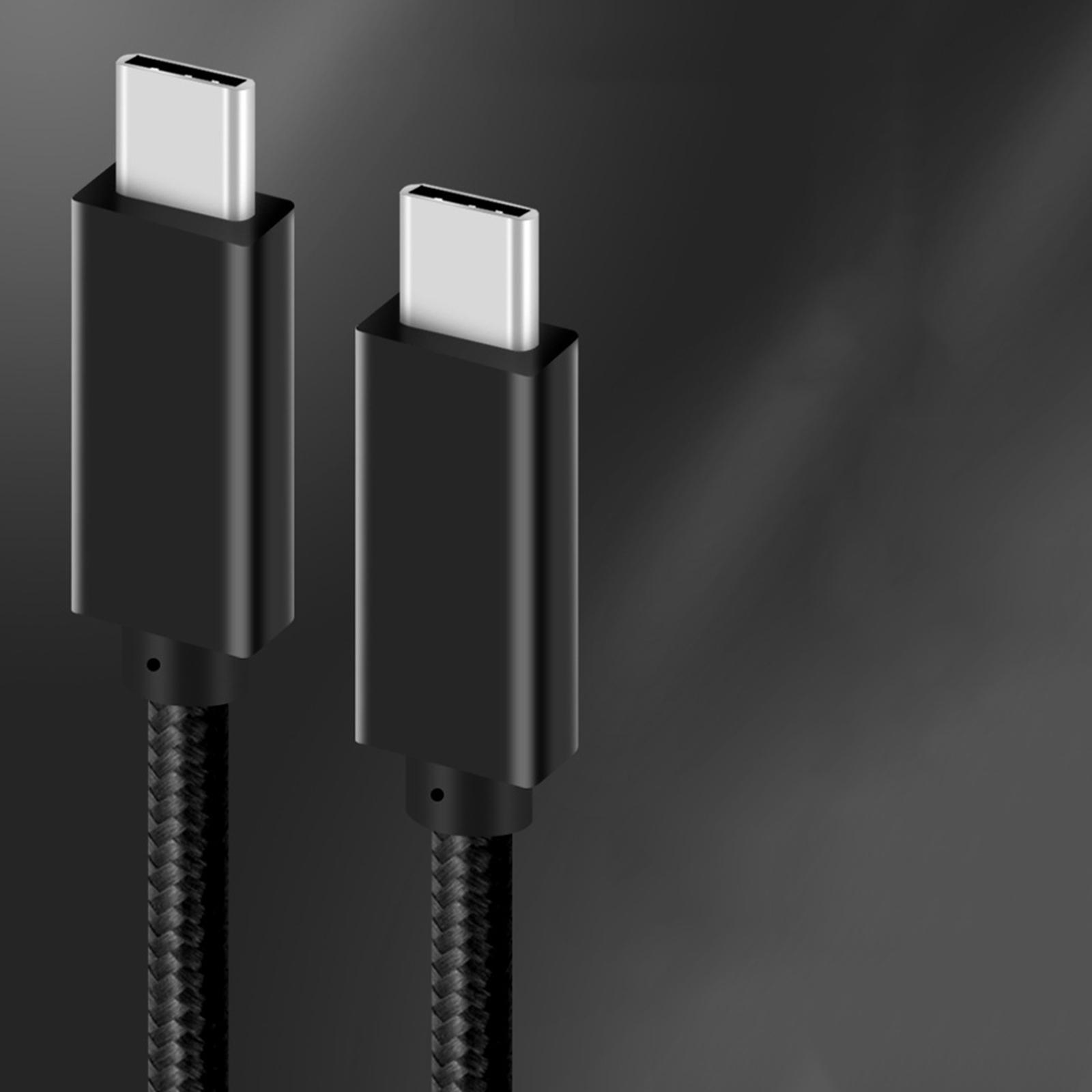Braided Nylon to USB 3.1 Cable 100W PD Fast Charging 1 Meter
