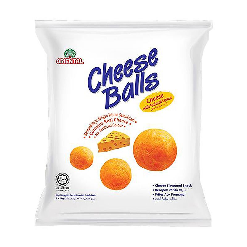 Snack Cheese Balls Oriental 112G ( 8 Gói x 14G)