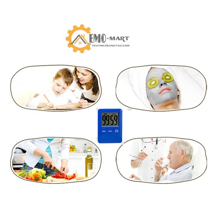 Đồng hồ bấm giờ mini ️ ️ Nhỏ gọn - Tặng kèm Pin - Âm thanh rõ ràng - Màn LCD sắc nét - Có nam châm mặt sau