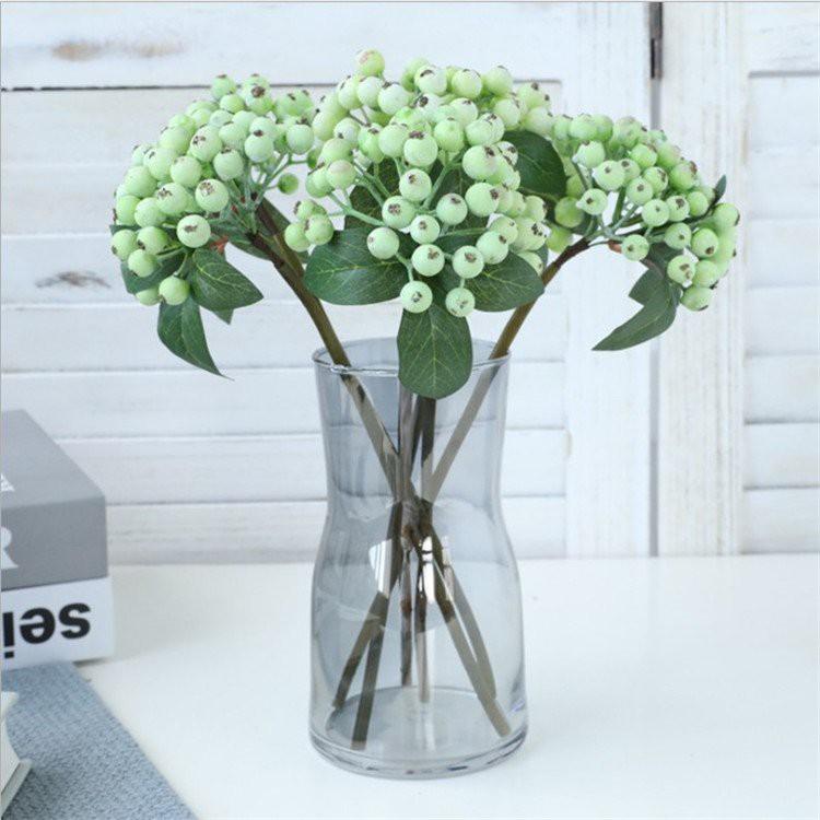 Quả điểm, chùm quả cherry giả trang trí độc đáo, sang trọng
