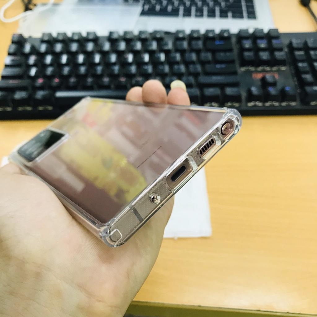 Ốp lưng dành cho Samsung Galaxy Note 20, Note 20 Ultra chính hãng Likgus trong suốt, chống sốc, bảo vệ camera, không ố vàng- Hàng nhập khẩu