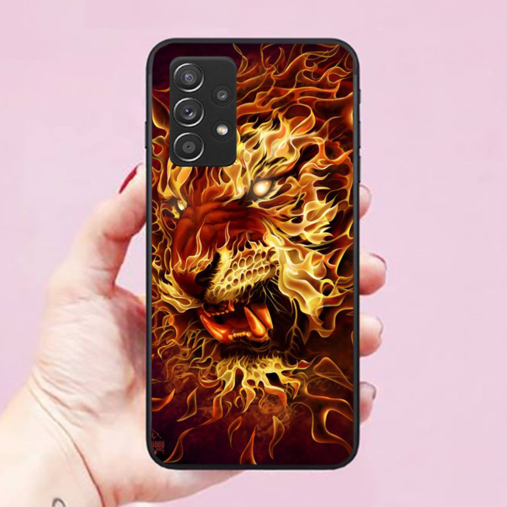 Ốp lưng điện thoại dành cho Ốp Lưng Samsung Galaxy A32 Hình Mắt Hổ