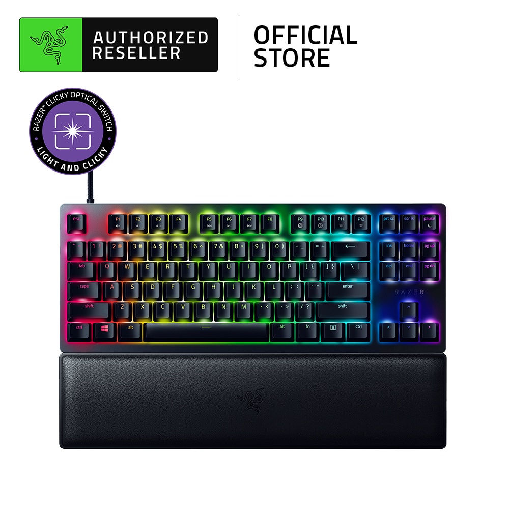 Razer Huntsman V2 Tenkeyless Bàn phím chơi game công tắc quang Tenkeyless Hàng nhập khẩu