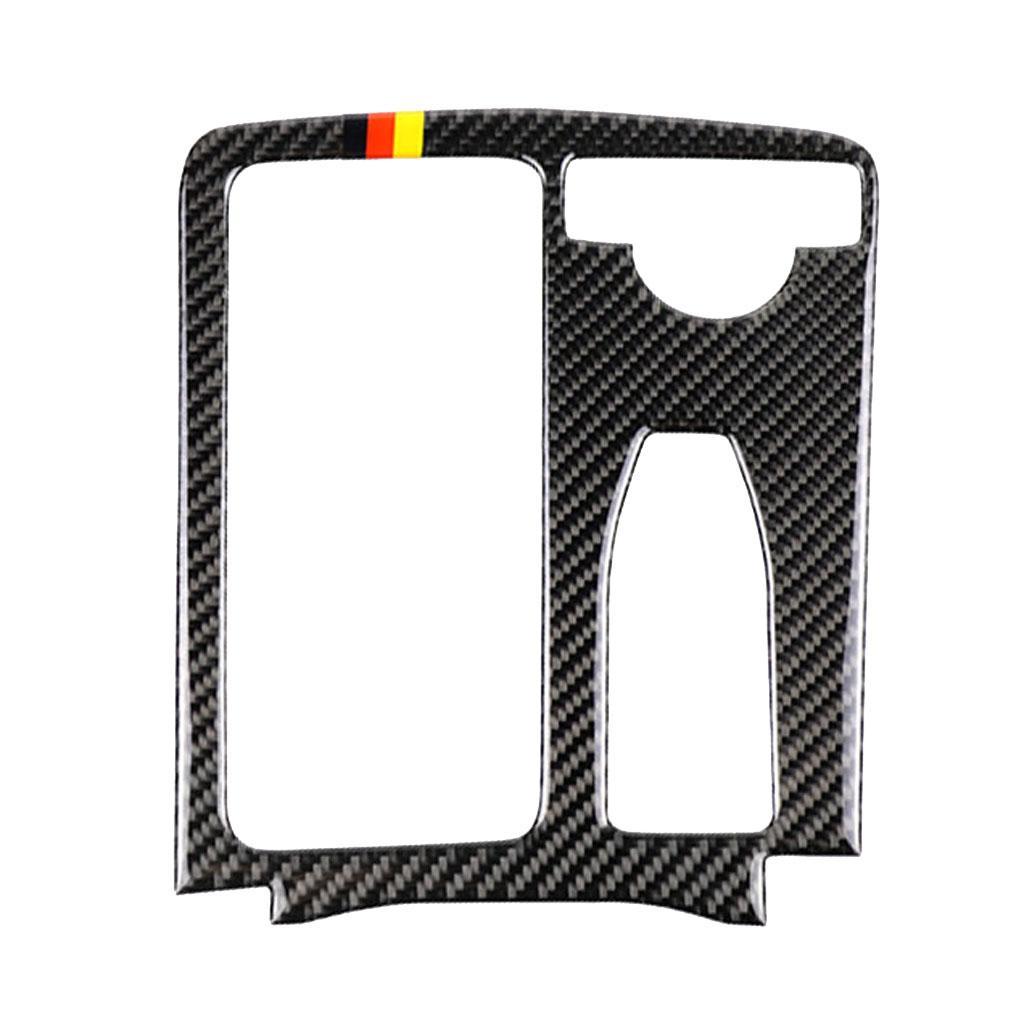 1Pc Gear Panel Protective Trim Carbon Fiber Sticker For W204