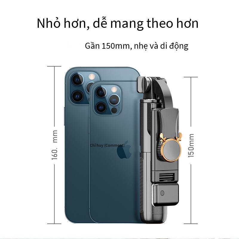 Phong cách mới nhất mini ba chân tất cả trong một selfie stick lưới màu đỏ phát sóng trực tiếp ngoài trời di động cầm tay bluetooth chống rung tạo tác vẻ đẹp