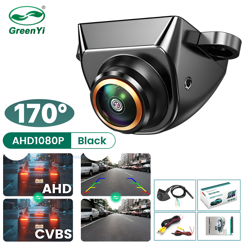 Camera tiến, lùi ô tô GreenYi G999 chuẩn AHD 1080P hồng ngoại xoay 360 độ - Hàng Nhập Khẩu