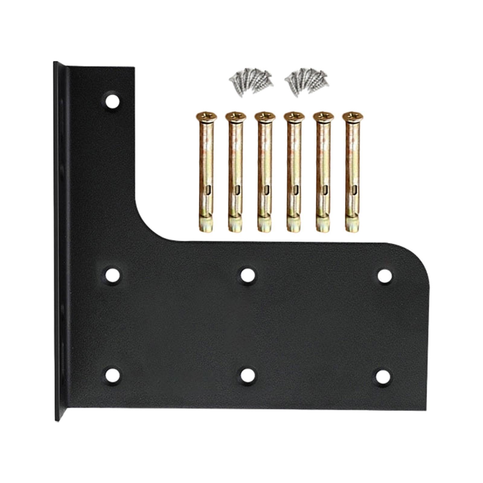 Kitchen Cupboard Mount Bracket Countertop Shelf Mounting Bracket Easy Installation Include Screw Accessories Heavy Loaded for Hanging Shelf