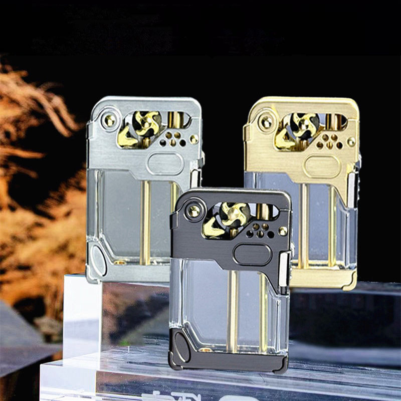 Vỏ Hột Quẹt Bật Lửa Xăng Đá Zorro Z833-2 Thiết Kế Lộ Thiên Nhìn Rõ Lượng Xăng Đánh Lửa Tự Động