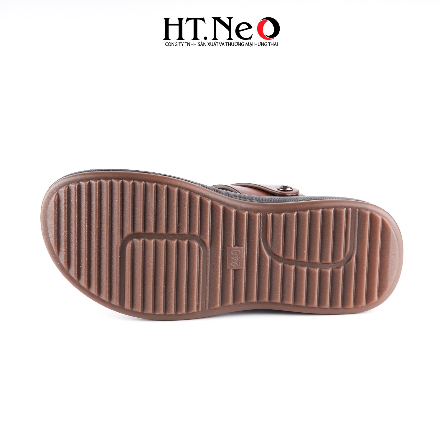 Sandal nam HT.NEO 100% da bò mềm mại, đế cao su nguyên khối, khâu may chân quai siêu chắc chắn SD156