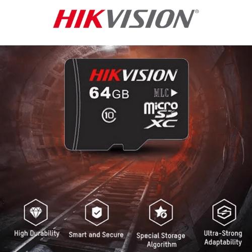 Thẻ nhớ 64GB Hikvision Class 10 Micro SD 92Mb/s dùng cho camera, máy ảnh, camera hành trình, flycam. Hàng chính hãng